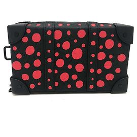 Louis Vuitton Monogram Dot Soft Trunk Wallet Shoulder Bag Black