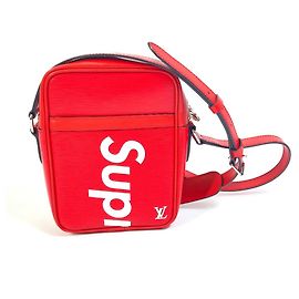 Louis Vuitton Epi Danube PM Shoulder Bag Red
