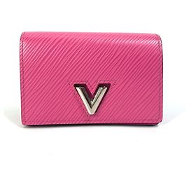 Louis Vuitton Epi Leather Card Case Pink