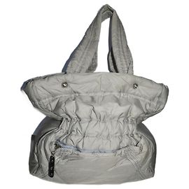 Fay Grey Cloth Handbag Grey
