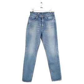 Céline Jeans slim blu in cotone Blu