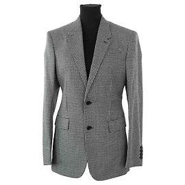 Berluti Schwarze Wolljacke Schwarz