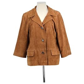 Gerard Darel Braune Wildlederjacke Braun