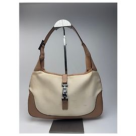 Bolso Jackie vintage Gucci beige marrón Beige