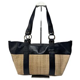 Chloé Bolsa vintage Chloe bege e preta Preto