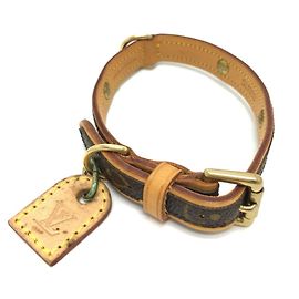 Collier pour chien Monogram Louis Vuitton Marron Monogramme