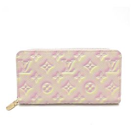Cartera Zippy Monogram Empreinte Louis Vuitton Rosa