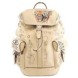 Coach 7044 Ivory Leather Backpack Cream