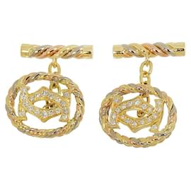 Cartier-Abotoaduras de diamante Double C da Cartier-Outro