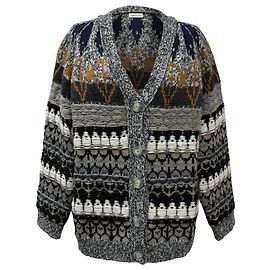 Stella Mc Cartney Fair Isle Cardigan aus mehrfarbiger Wolle von Stella McCartney Mehrfarben
