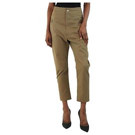 Isabel Marant Etoile Khaki Slim-Leg-Hose - Größe UK 4 Grün