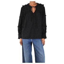Iro Schwarze Montana-Bluse - Größe UK 6 Schwarz