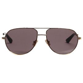 Bottega Veneta Gold Aviator sunglasses Golden