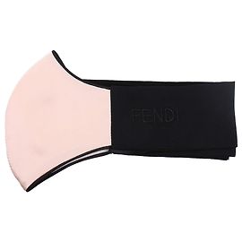 Fendi Pink Silk Facemasks Pink