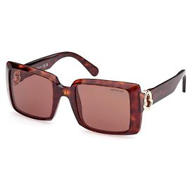 Moncler Gafas de sol pantógrafo marrones Castaño