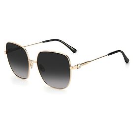 Jimmy Choo Bicolor Metal Sunglasses Black
