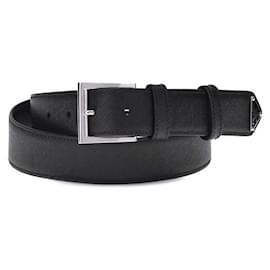 Prada-Saffiano Belt-Black
