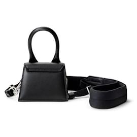 Jacquemus-Black Leather Handbag-Black