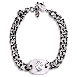 Alexander Mcqueen-Skull Bracelet-Silvery