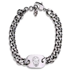 Alexander Mcqueen-Skull Bracelet-Silvery