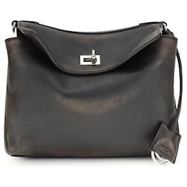 Balenciaga-BOLSA-Marrom