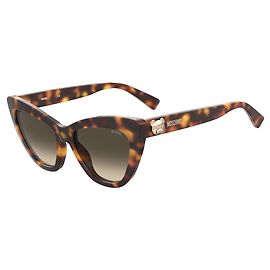 Moschino Óculos de sol de acetato marrom Marrom