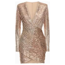 Robe de soirée Elie Saab, modèle Sequins Pink Rose