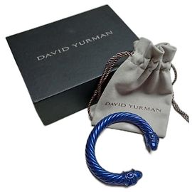 David Yurman Bracciale in cavo rinascimentale Blu