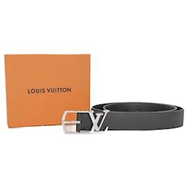 Louis Vuitton-Louis Vuitton M6058 Santur Neogram Leather Belt-Black