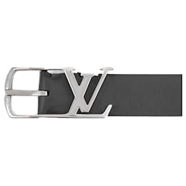 Louis Vuitton-Louis Vuitton M6058 Santur Neogram Leather Belt-Black