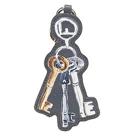 Porte-clés Fendi Motif Clé Noir Multicolore