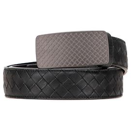 Cinturón Intrecciato Bottega Veneta Negro