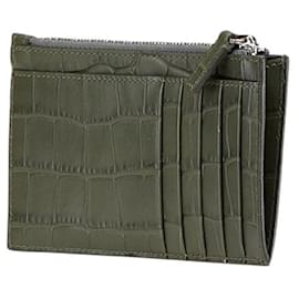 Balenciaga-Carteira de couro caqui Balenciaga-Caqui