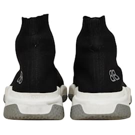 Balenciaga-Balenciaga Speed Trainer Sneakers-Black,White
