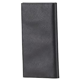 Prada-Prada Men's Leather Bi-Fold Wallet-Black