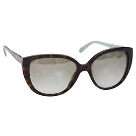 Autre Marque TIFFANY&Co. Sunglasses plastic Brown Auth BA4788 Brown
