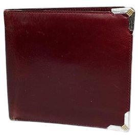 Vintage Dior Leather Flapable Wallet purple Purple