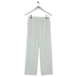 Courreges Calças de corte reto brancas Branco