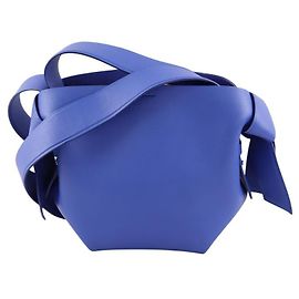 Acne Borsa a tracolla in pelle blu Blu