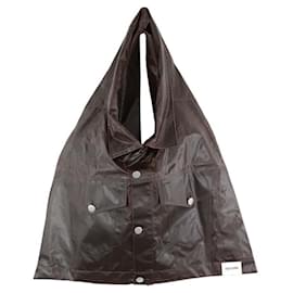 Autre Marque Bolso de algodón marrón Castaño
