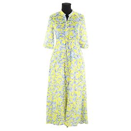 Tory Burch Vestido de algodón amarillo Amarillo