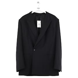 Balenciaga-Jaqueta de lã preta-Preto