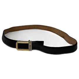 Vintage Dior Ledergürtel schwarz Schwarz