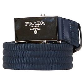 Cinturón Gacha Prada Azul marino