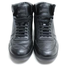 Louis Vuitton-Louis Vuitton Rivoli Line High-Top Sneakers-Black