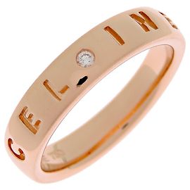 Céline Celine 1P Diamond Band Ring Pink