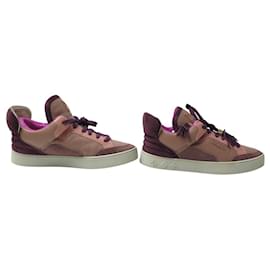 Louis Vuitton-LOUIS VUITTON X KANYE WEST SNEAKERS 9 43 PURPLE TRAINER SHOES-Purple