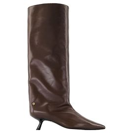 Botas Altas Hilda - ANINE BING - Couro - Marrom Marrom