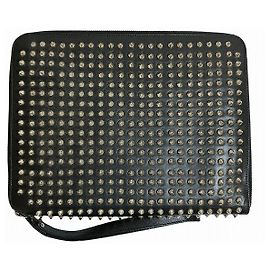 Clutch de couro CRIS CASE da Christian Louboutin Preto
