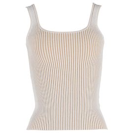 Rippstrick-Top Josie von Anine Bing aus beigem Rayon Beige